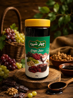 چهارشیره اصل انگور،توت،خرما،انجیر ۹۰۰گرمی خالص،مقوی و پر انرژی